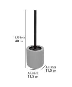 Wenko WC-Garnitur Avellino Grau Keramik In Grau -Relaxdays Verkaufsshop wenko wc garnitur avellino grau keramik in grau 3