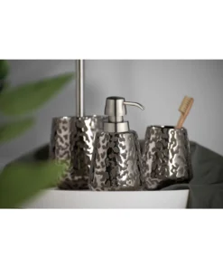 Wenko WC-Garnitur Burgos Keramik In Platin -Relaxdays Verkaufsshop wenko wc garnitur burgos keramik in platin 2