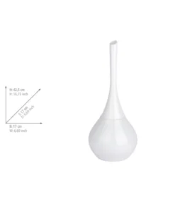 Wenko WC-Garnitur Flakon Weiß Keramik In Weiß -Relaxdays Verkaufsshop wenko wc garnitur flakon weiss keramik in weiss 2