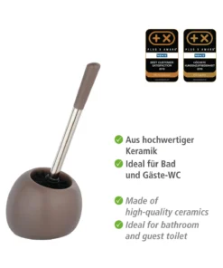 Wenko WC-Garnitur Polaris Taupe Matt In Grau 14 Wenko WC-Garnitur Polaris Taupe Matt In Grau -Relaxdays Verkaufsshop wenko wc garnitur polaris taupe matt in grau 2