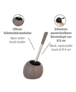 Wenko WC-Garnitur Polaris Taupe Matt In Grau 19 Wenko WC-Garnitur Polaris Taupe Matt In Grau -Relaxdays Verkaufsshop wenko wc garnitur polaris taupe matt in grau 7