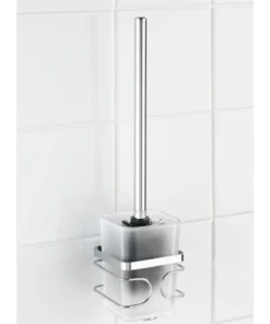 Wenko WC-Garnitur Premium Edelstahl In Glänzend -Relaxdays Verkaufsshop wenko wc garnitur premium edelstahl in glanzend 6