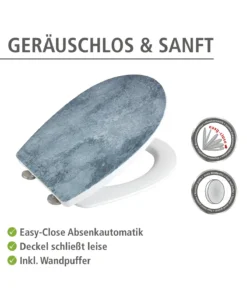 Wenko WC-Sitz Cement Mit Relief In Mehrfarbig -Relaxdays Verkaufsshop wenko wc sitz cement mit relief in mehrfarbig 14