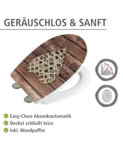 Wenko WC-Sitz Curly Heart Mit Relief In Mehrfarbig -Relaxdays Verkaufsshop wenko wc sitz curly heart mit relief in mehrfarbig 3