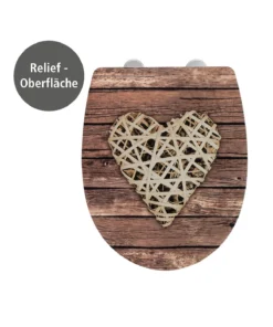 Wenko WC-Sitz Curly Heart Mit Relief In Mehrfarbig -Relaxdays Verkaufsshop wenko wc sitz curly heart mit relief in mehrfarbig 5