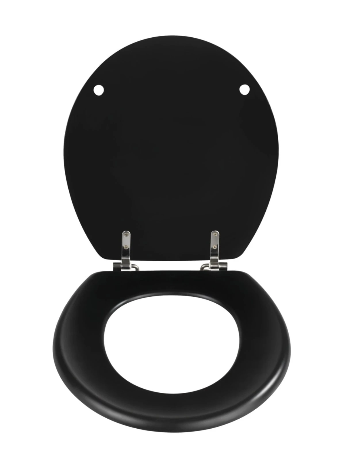 Wenko WC-Sitz Prima Schwarz Matt In Schwarz 2 Wenko WC-Sitz Prima Schwarz Matt In Schwarz – Bild 2
