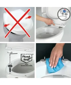 Wenko WC-Sitz Rieti 2er Set, Belastbar Mit 300 Kg In Weiß 22 Wenko WC-Sitz Rieti 2er Set, Belastbar Mit 300 Kg In Weiß -Relaxdays Verkaufsshop wenko wc sitz rieti 2er set belastbar mit 300 kg in weiss 10