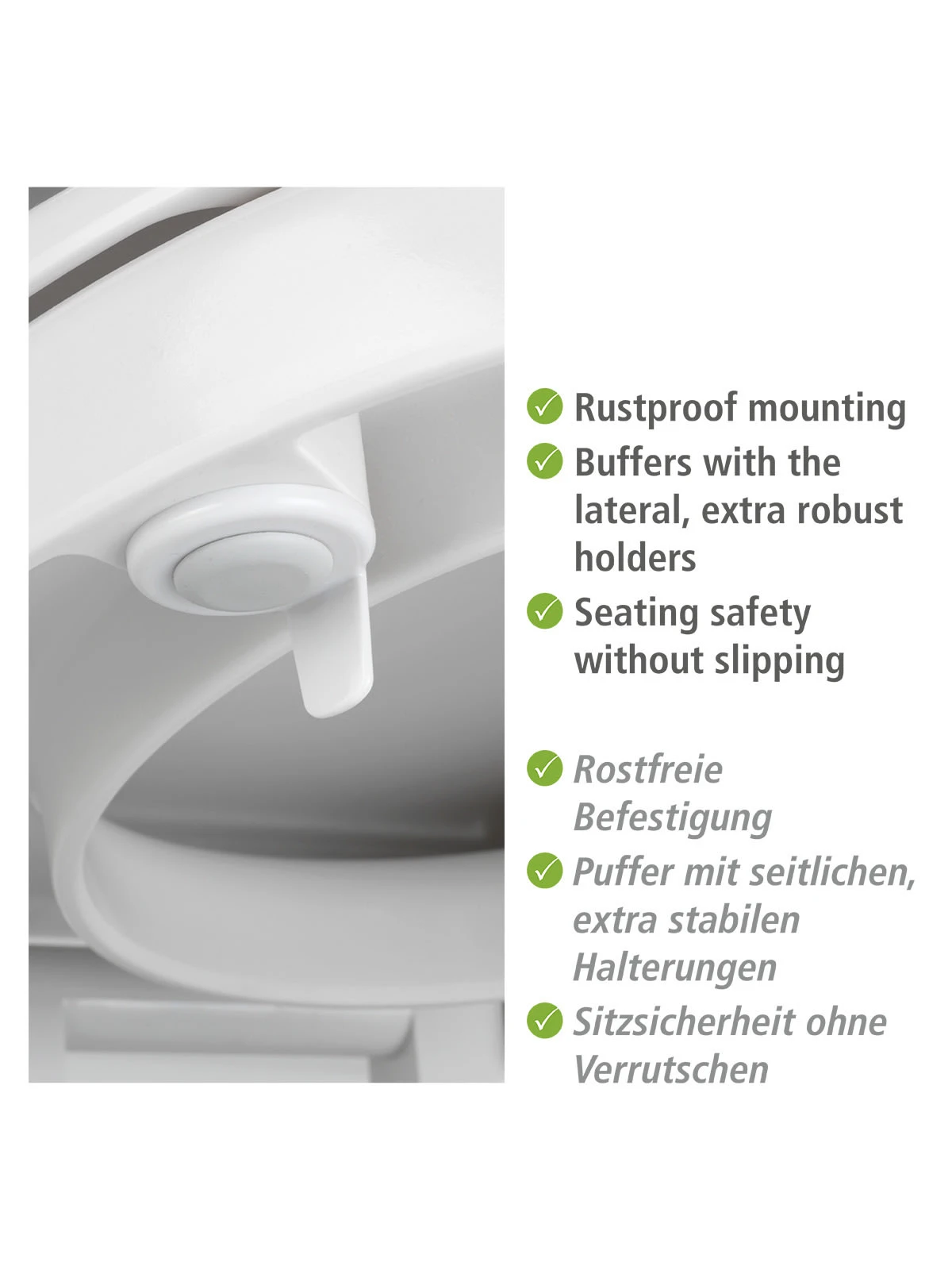 Wenko WC-Sitz Secura Comfort In Weiß, Grau 20 Wenko WC-Sitz Secura Comfort In Weiß, Grau – Bild 20