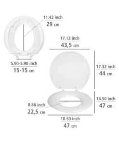 Wenko WC-Sitz Torino XXL In Weiß -Relaxdays Verkaufsshop wenko wc sitz torino xxl in weiss 3