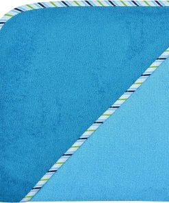 Wörner Kapuzen-Badetuch, Aqua-petrol, 100 X 100 Cm