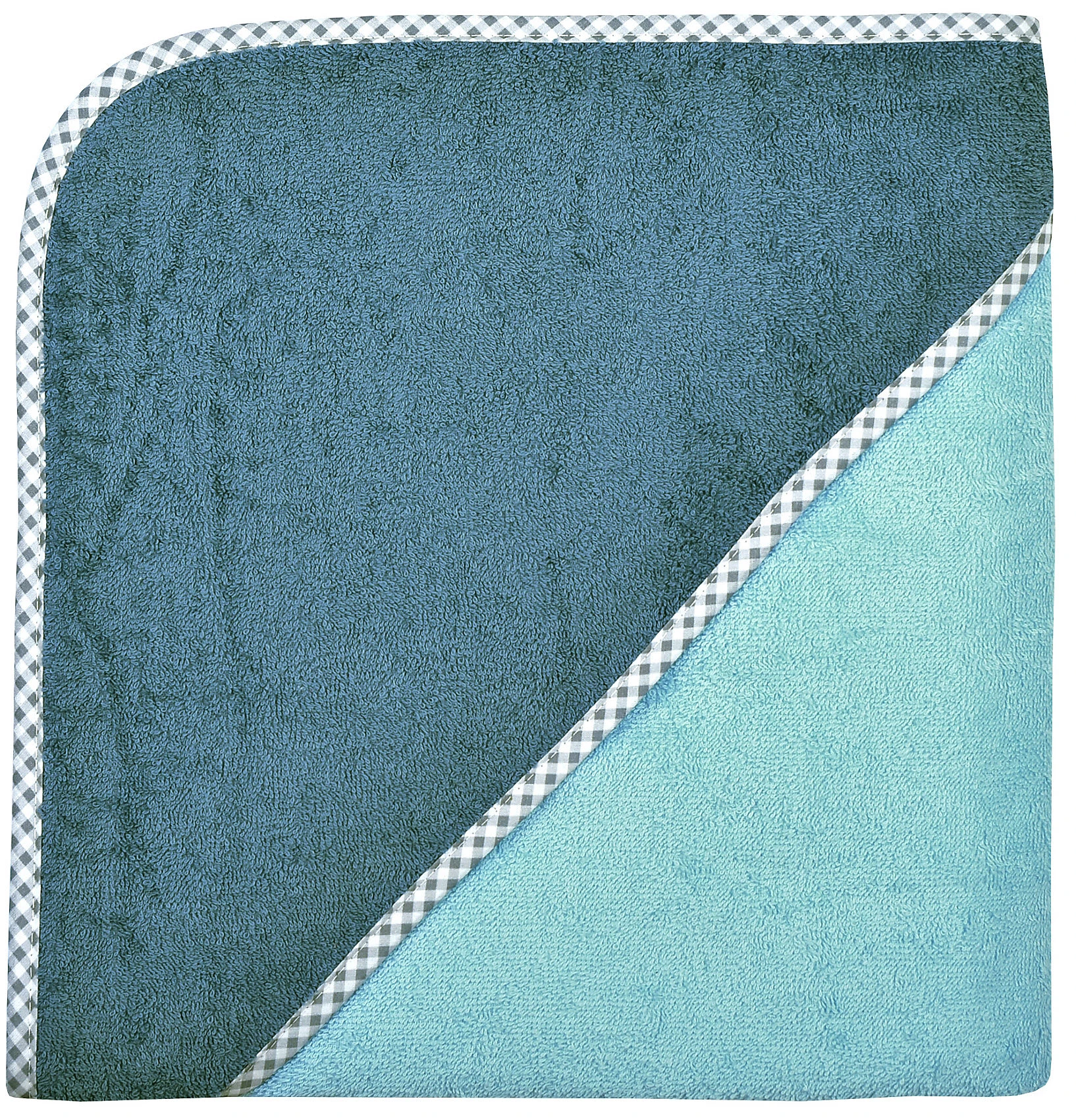 Wörner Kapuzen-Badetuch, Kristallblau, 100 X 100 Cm 1 Wörner Kapuzen-Badetuch, Kristallblau, 100 X 100 Cm