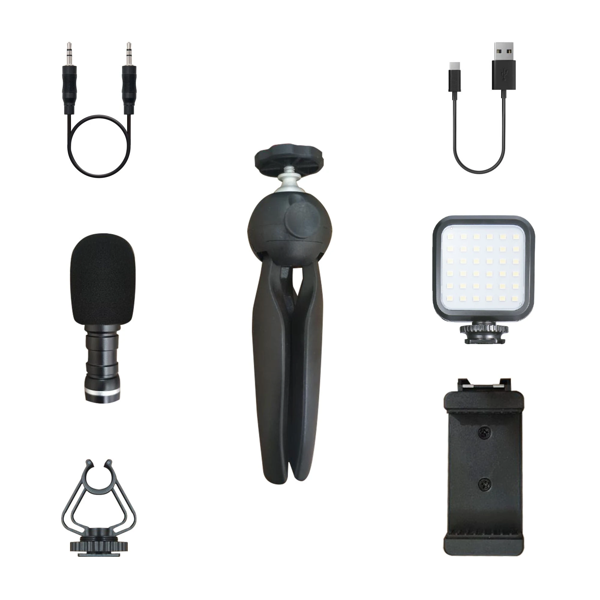 XQISIT Licht Gadget "Social Media Recording Kit" In Schwarz 4 XQISIT Licht Gadget "Social Media Recording Kit" In Schwarz – Bild 4