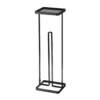 Yamazaki Toilettenpapierständer Tower 16x52x12cm In Schwarz