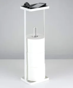 Yamazaki Toilettenpapierständer Tower 16x52x12cm In Weiß -Relaxdays Verkaufsshop yamazaki toilettenpapierstander tower 16x52x12cm in weiss 6