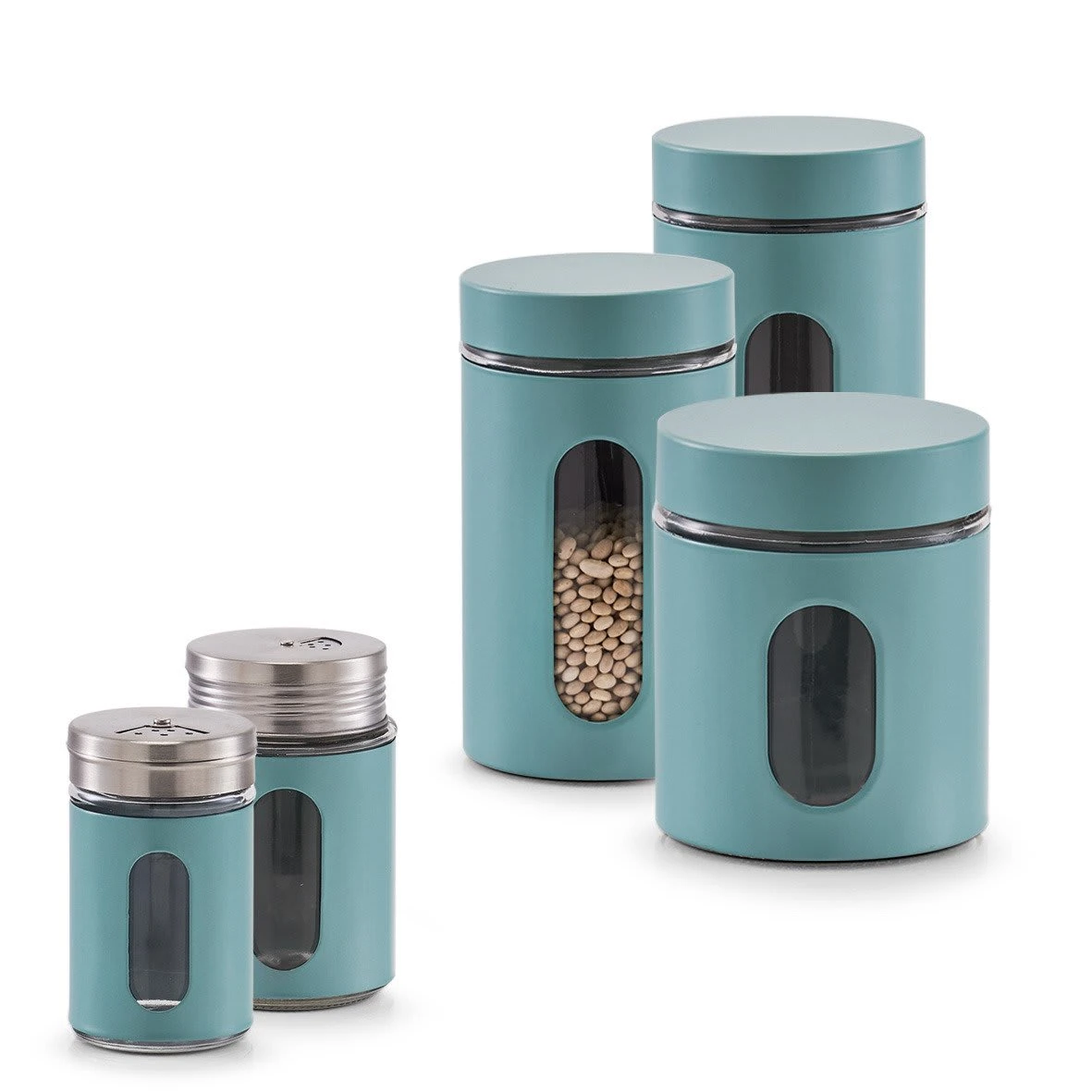 Zeller Present Glasbehälter In Blau 6 Zeller Present Glasbehälter In Blau – Bild 6