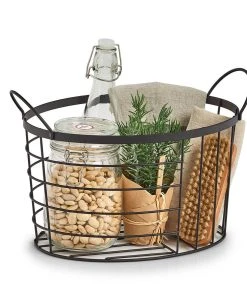 Zeller Present Metallkorb In Schwarz