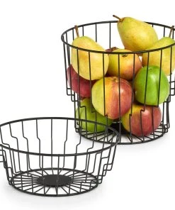 Zeller Present Obstkorb In Schwarz -Relaxdays Verkaufsshop zeller present obstkorb in schwarz 5