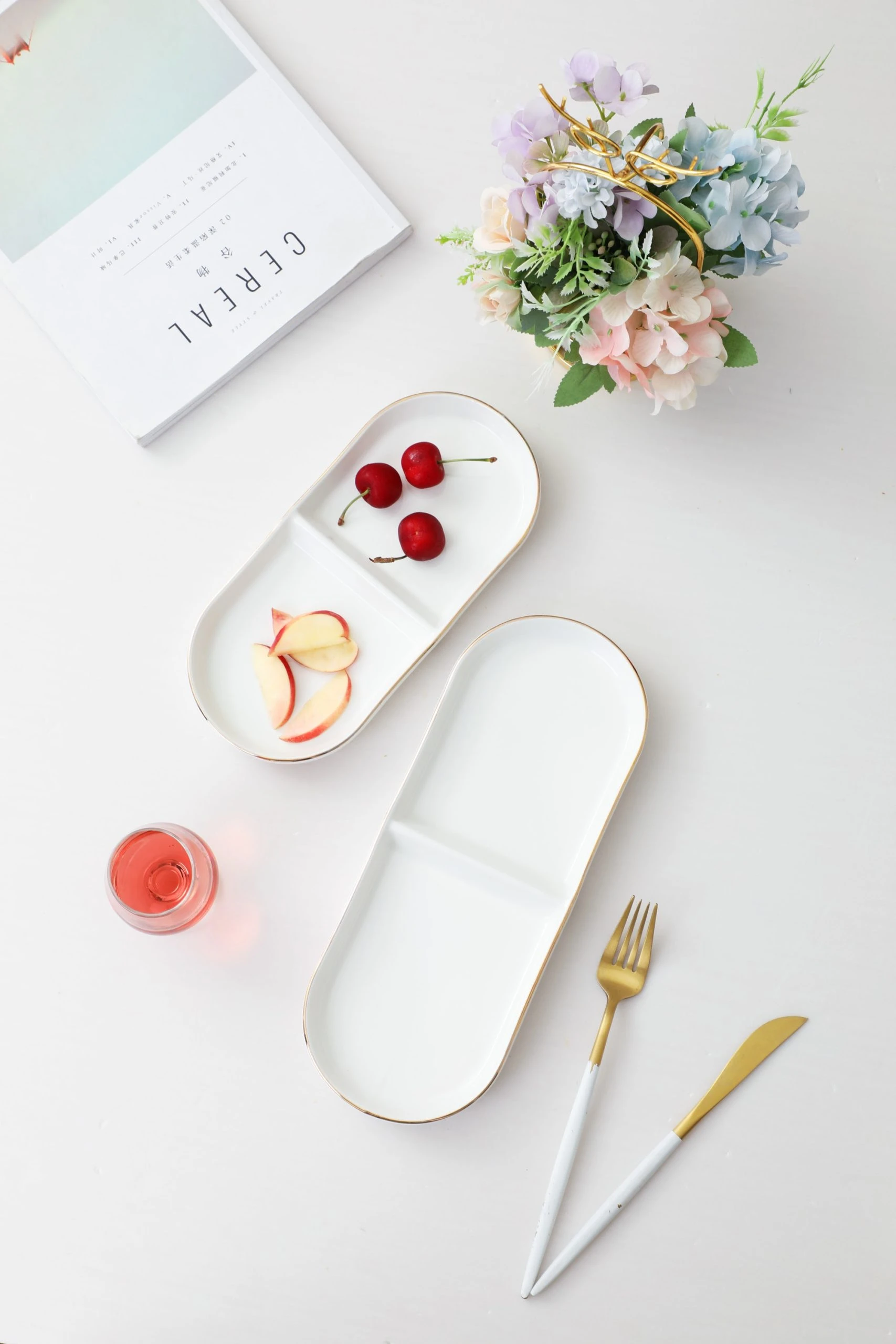 Zellerfeld 2tlg. Vorspeisenschale In Weiß 1 Zellerfeld 2tlg. Vorspeisenschale In Weiß