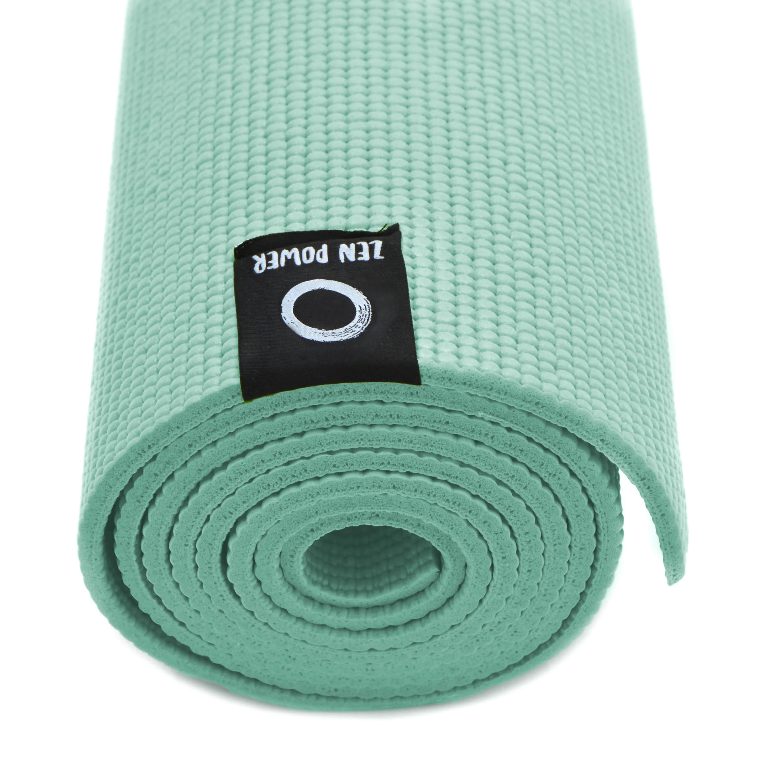 Zenpower Yogamatte " We Love Yoga 183x60x0,6 Cm " In Mint 3 Zenpower Yogamatte " We Love Yoga 183x60x0,6 Cm " In Mint – Bild 3