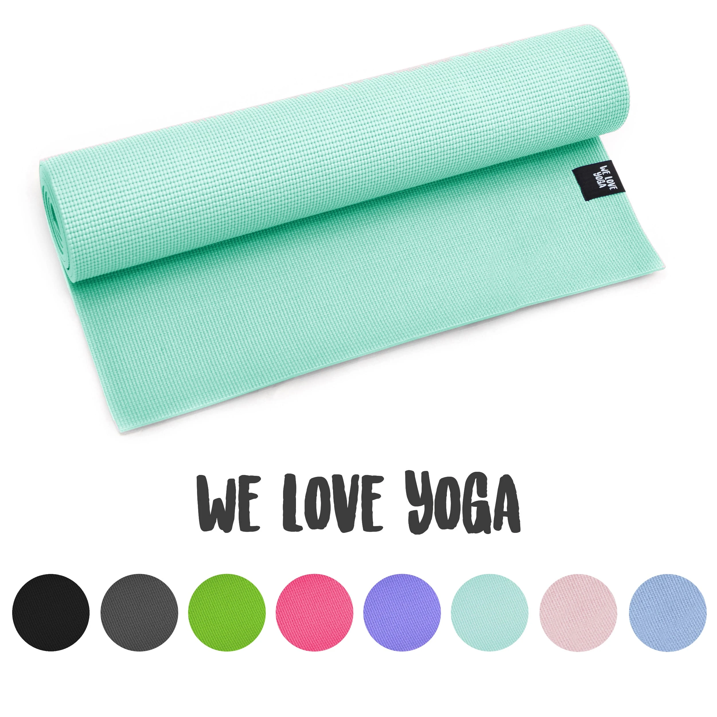 Zenpower Yogamatte " We Love Yoga 183x60x0,6 Cm " In Mint 5 Zenpower Yogamatte " We Love Yoga 183x60x0,6 Cm " In Mint – Bild 5