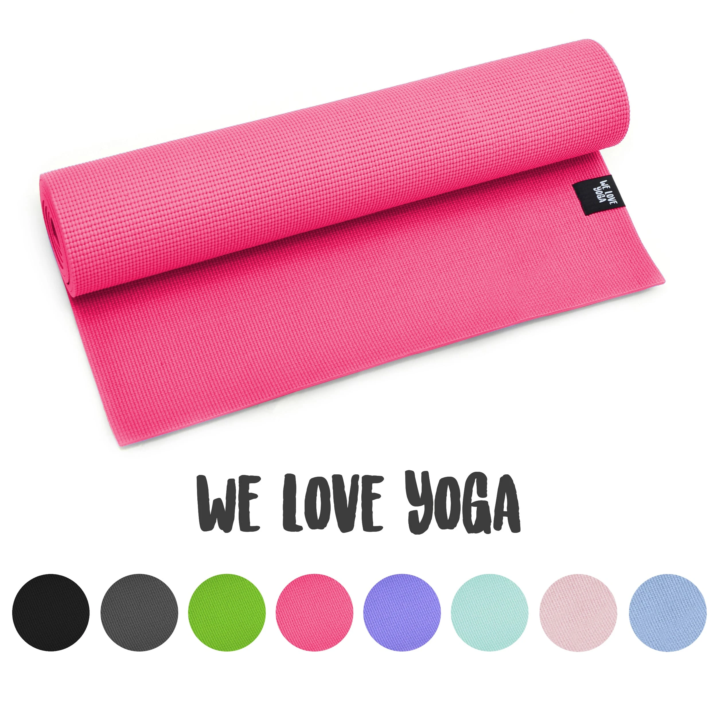 Zenpower Yogamatte " We Love Yoga 183x60x0,6 Cm " In Pink 6 Zenpower Yogamatte " We Love Yoga 183x60x0,6 Cm " In Pink – Bild 6