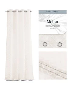 Amelia Home Vorhang In Creme - (B)140 X (H)270 Cm
