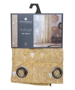 Atmosphera Créateur D'intérieur Gardine In Gelb -Relaxdays Verkaufsshop atmosphera createur dinterieur gardine in gelb 2