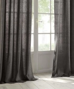 Atmosphera Créateur D'intérieur Vorhang In Anthrazitfarben