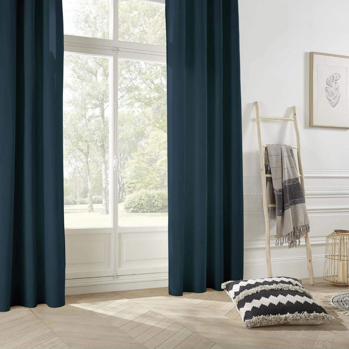 Atmosphera Créateur D'intérieur Vorhang In Meerblau 2 Atmosphera Créateur D'intérieur Vorhang In Meerblau – Bild 2