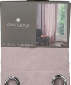 Atmosphera Créateur D'intérieur Vorhang In Rosa -Relaxdays Verkaufsshop atmosphera createur dinterieur vorhang in rosa 4