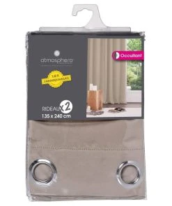 Atmosphera Créateur D'intérieur Vorhänge In Beige -Relaxdays Verkaufsshop atmosphera createur dinterieur vorhange in beige 4