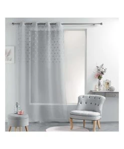 Douceur D'intérieur Gardine "Eden Blush" In Grau -Relaxdays Verkaufsshop douceur dinterieur gardine eden blush in grau 3