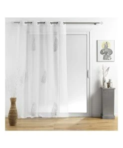 Douceur D'intérieur Gardine "Golden Sunset" In Weiß -Relaxdays Verkaufsshop douceur dinterieur gardine golden sunset in weiss 3