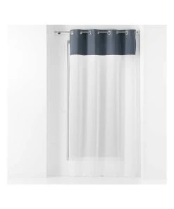 Douceur D'intérieur Gardine "Jolibel" In Weiß/ Blau