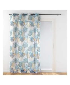 Douceur D'intérieur Gardine "Ornella" In Blau/ Weiß