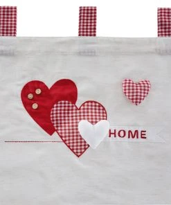 HomeLiving Vorhänge "Lovely Home" 1400x2400 In Bunt -Relaxdays Verkaufsshop homeliving vorhange lovely home 1400x2400 in bunt 2