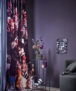 Impré Vorhang-Set, 2-tlg. In Schwarz, Multicolor