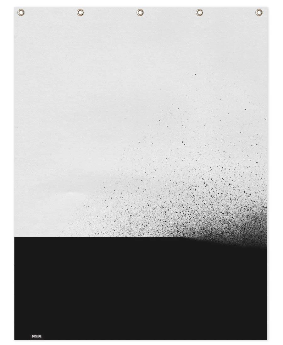 Juniqe Duschvorhang "Black 00" In Grau & Schwarz 1 Juniqe Duschvorhang "Black 00" In Grau & Schwarz