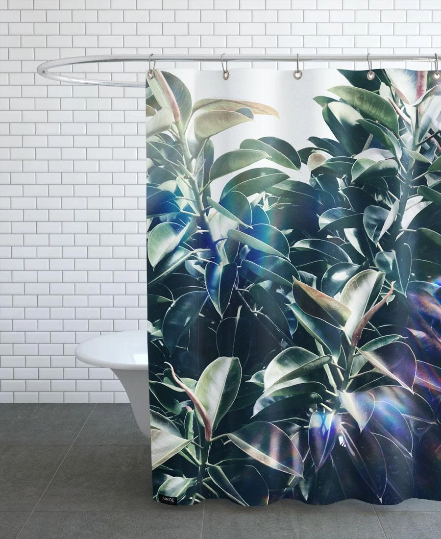 Juniqe Duschvorhang "Bliss" In Grün 3 Juniqe Duschvorhang "Bliss" In Grün – Bild 3