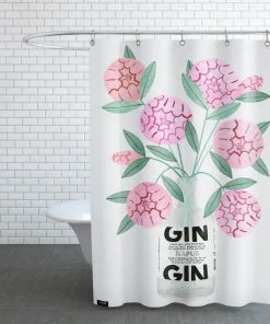 Juniqe Duschvorhang "Ginspiration No.1" In Grau & Rosa -Relaxdays Verkaufsshop juniqe duschvorhang ginspiration no 1 in grau and rosa 2