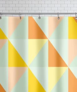 Juniqe Duschvorhang "Hallo Sommer" In Gelb & Grün -Relaxdays Verkaufsshop juniqe duschvorhang hallo sommer in gelb and grun 1