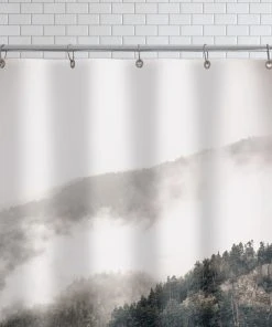 Juniqe Duschvorhang "Misty Mountains" In Braun & Cremeweiß 4 Juniqe Duschvorhang "Misty Mountains" In Braun & Cremeweiß -Relaxdays Verkaufsshop juniqe duschvorhang misty mountains in braun and cremeweiss 1