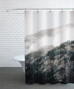 Juniqe Duschvorhang "Misty Mountains" In Braun & Cremeweiß 5 Juniqe Duschvorhang "Misty Mountains" In Braun & Cremeweiß -Relaxdays Verkaufsshop juniqe duschvorhang misty mountains in braun and cremeweiss 2