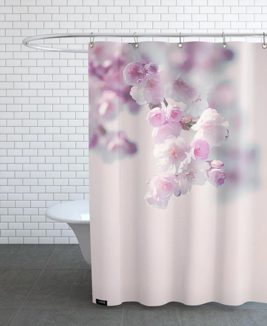 Juniqe Duschvorhang "Pastel Rose Cherry II" In Rosa 3 Juniqe Duschvorhang "Pastel Rose Cherry II" In Rosa – Bild 3