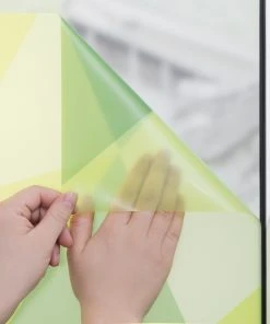 Lichtblick Dekofolie In Grün -Relaxdays Verkaufsshop lichtblick dekofolie in grun 9