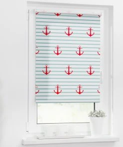 Lichtblick Seitenzugrollo 150 Cm In Türkis Rot -Relaxdays Verkaufsshop lichtblick seitenzugrollo 150 cm in turkis rot 1