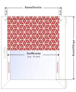 Lichtblick Seitenzugrollo 150 Cm In Türkis Rot -Relaxdays Verkaufsshop lichtblick seitenzugrollo 150 cm in turkis rot 3
