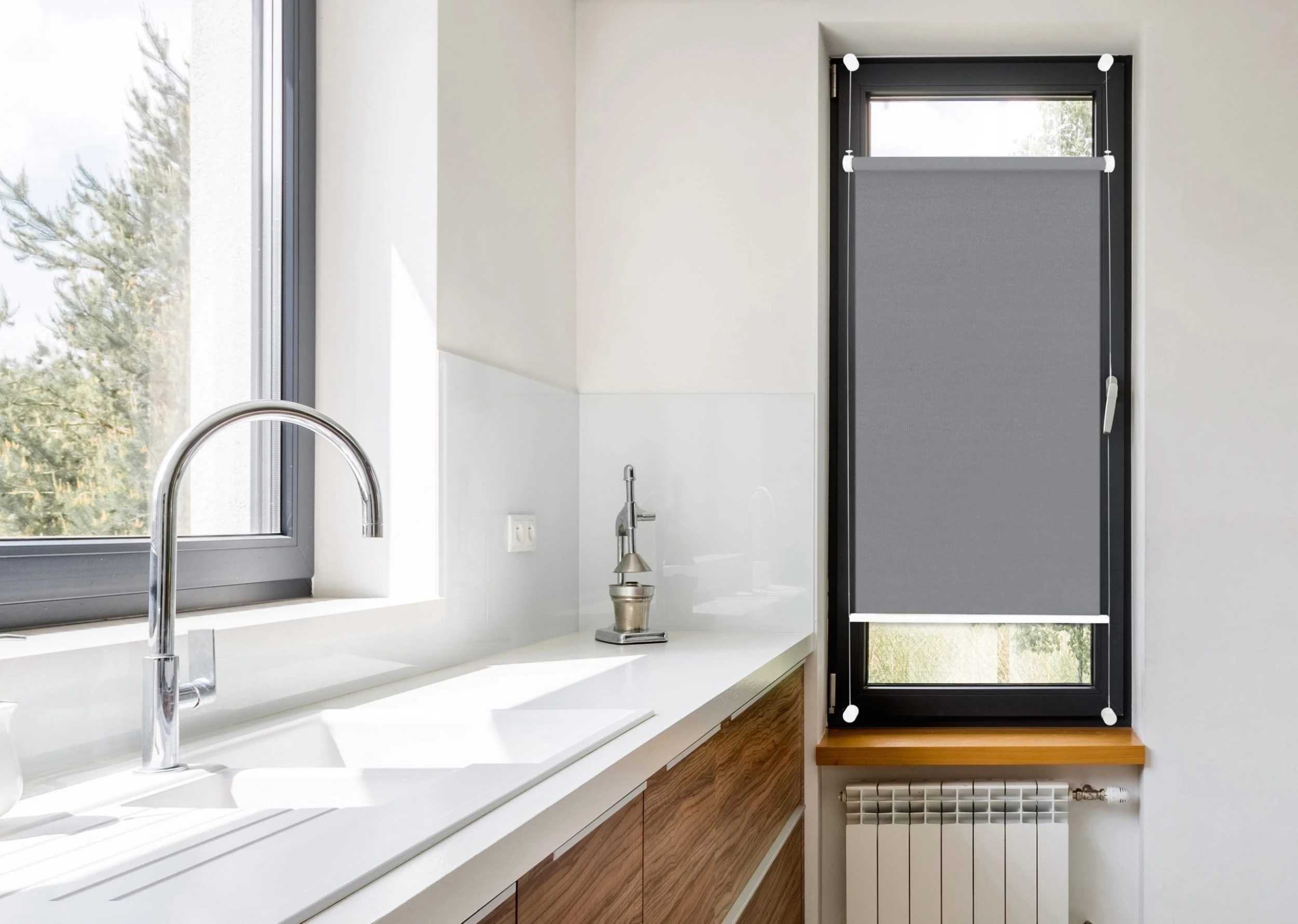 Ondeco® Rollo Klemmfix Flexible In Grau 3 Ondeco® Rollo Klemmfix Flexible In Grau – Bild 3