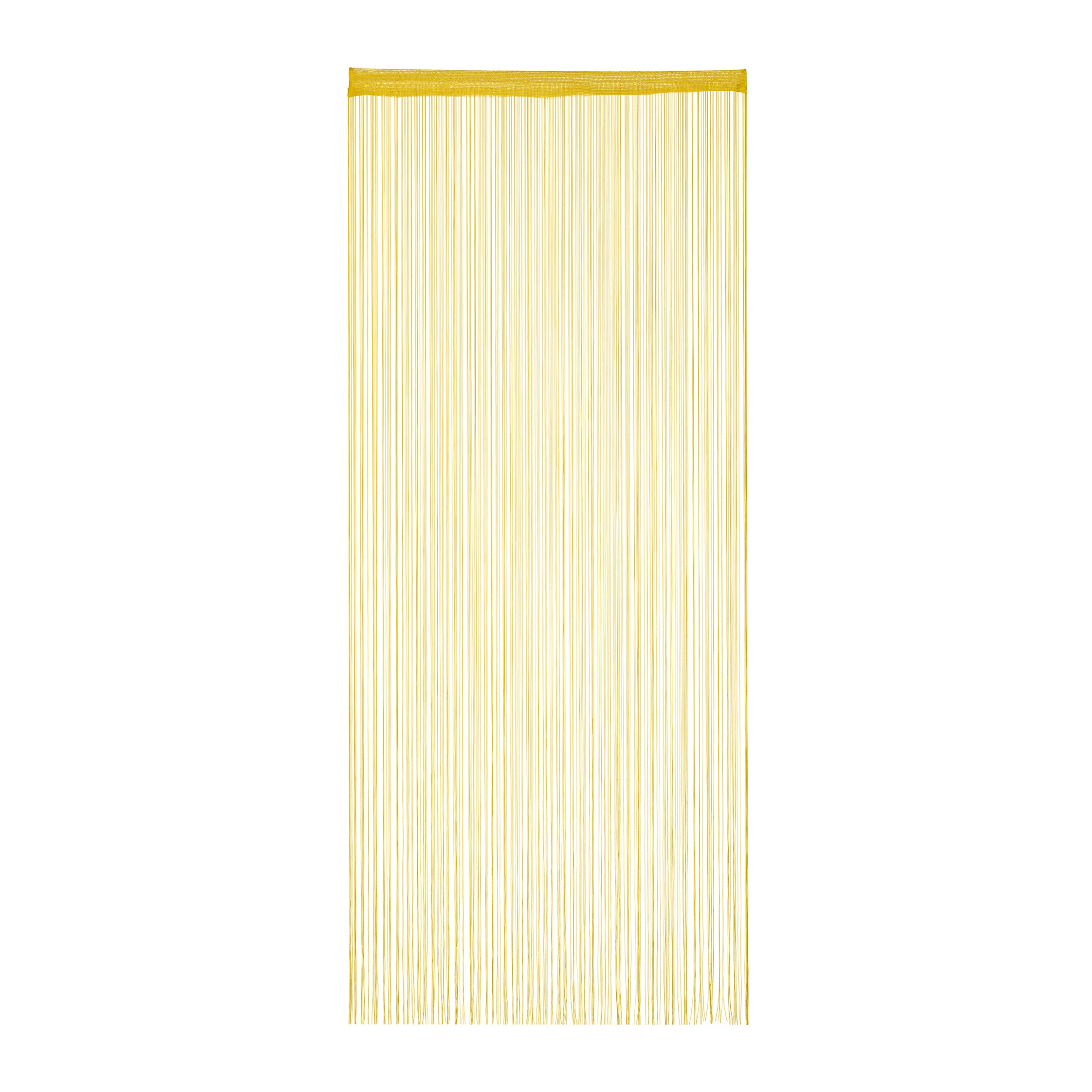 Relaxdays 1 X Fadenvorhang In Gold - (L)245 X (B)90 Cm 8 Relaxdays 1 X Fadenvorhang In Gold - (L)245 X (B)90 Cm – Bild 8