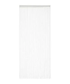 Relaxdays 1x Fadenvorhang In Weiß - (L)245 X (B)90 Cm